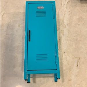 Turquoise mini locker